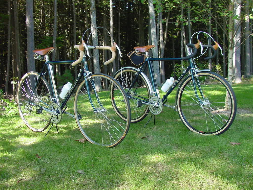 Identical Heron frames, 700C and 650B